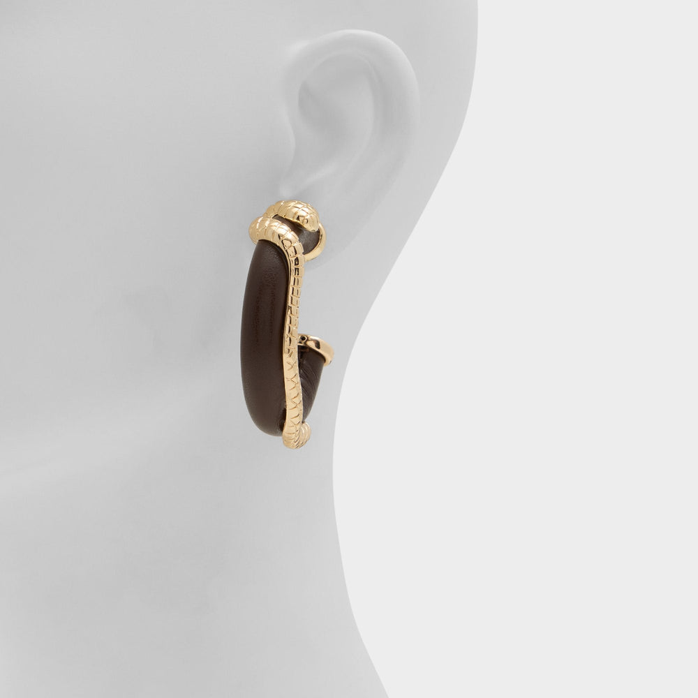 Aldo | Snakella in Light Brown - Earrings