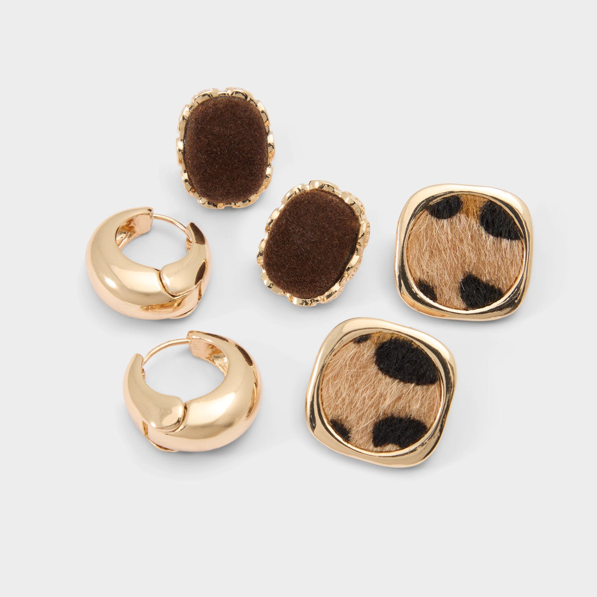Aldo | Wildchic in Other Brown - Earring set
