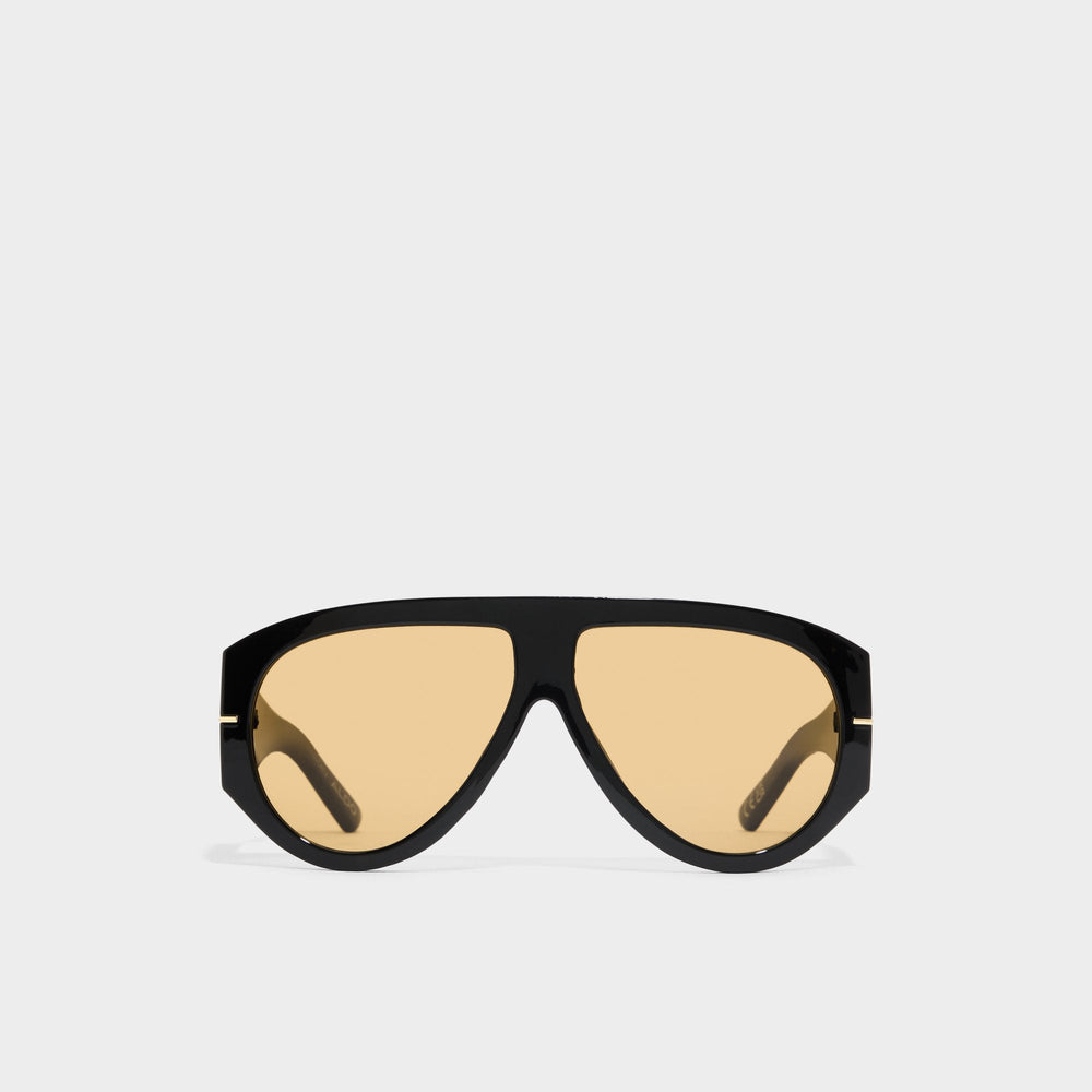 Aldo | Kristiinaa in Black Gold Multi - Aviator sunglasses