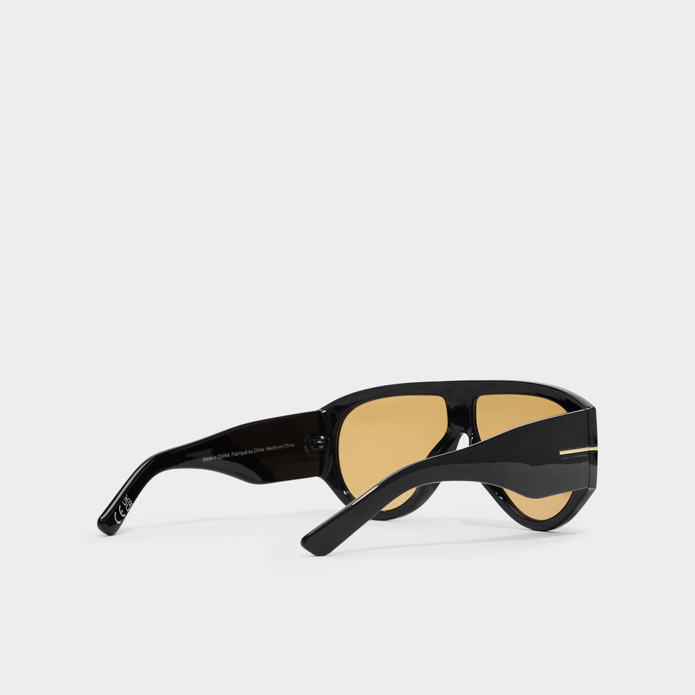 Aldo | Kristiinaa in Black Gold Multi - Aviator sunglasses