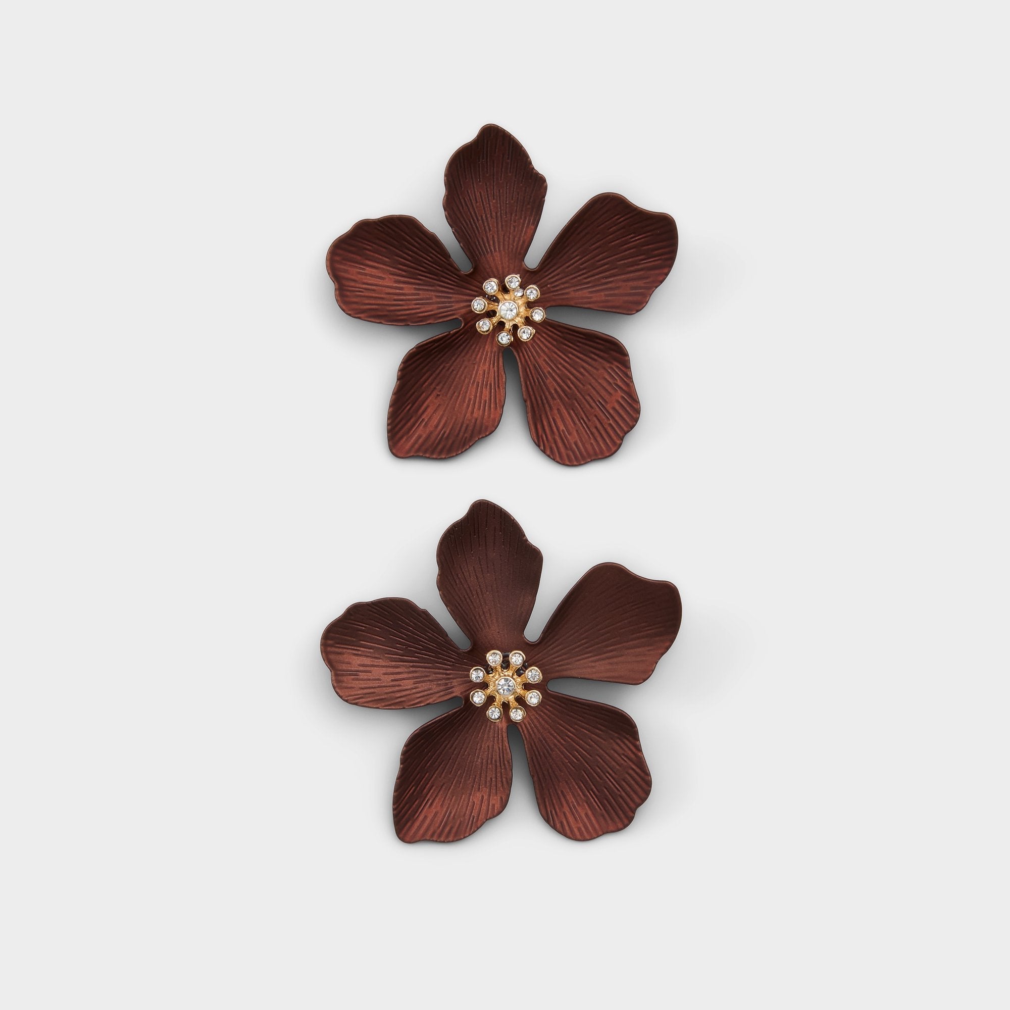 Aldo | Maflorra in Brown - Statement earrings