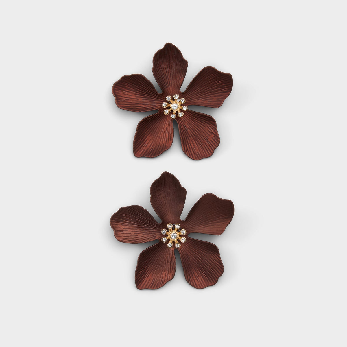 Aldo | Maflorra in Brown - Statement earrings