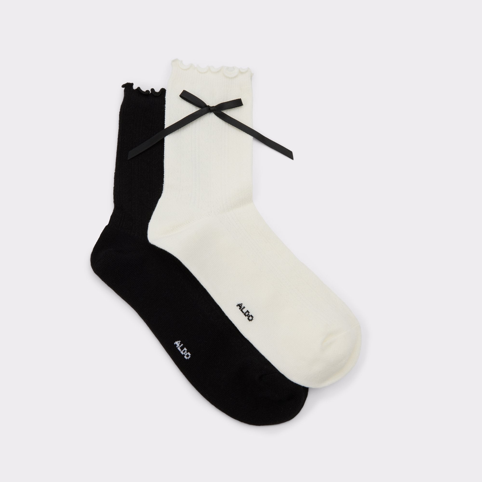 Aldo | Cutiebow in Black White - Socks