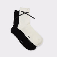 Aldo | Cutiebow in Black White - Socks