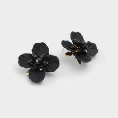 Aldo | Bamey in Black - Statement earrings