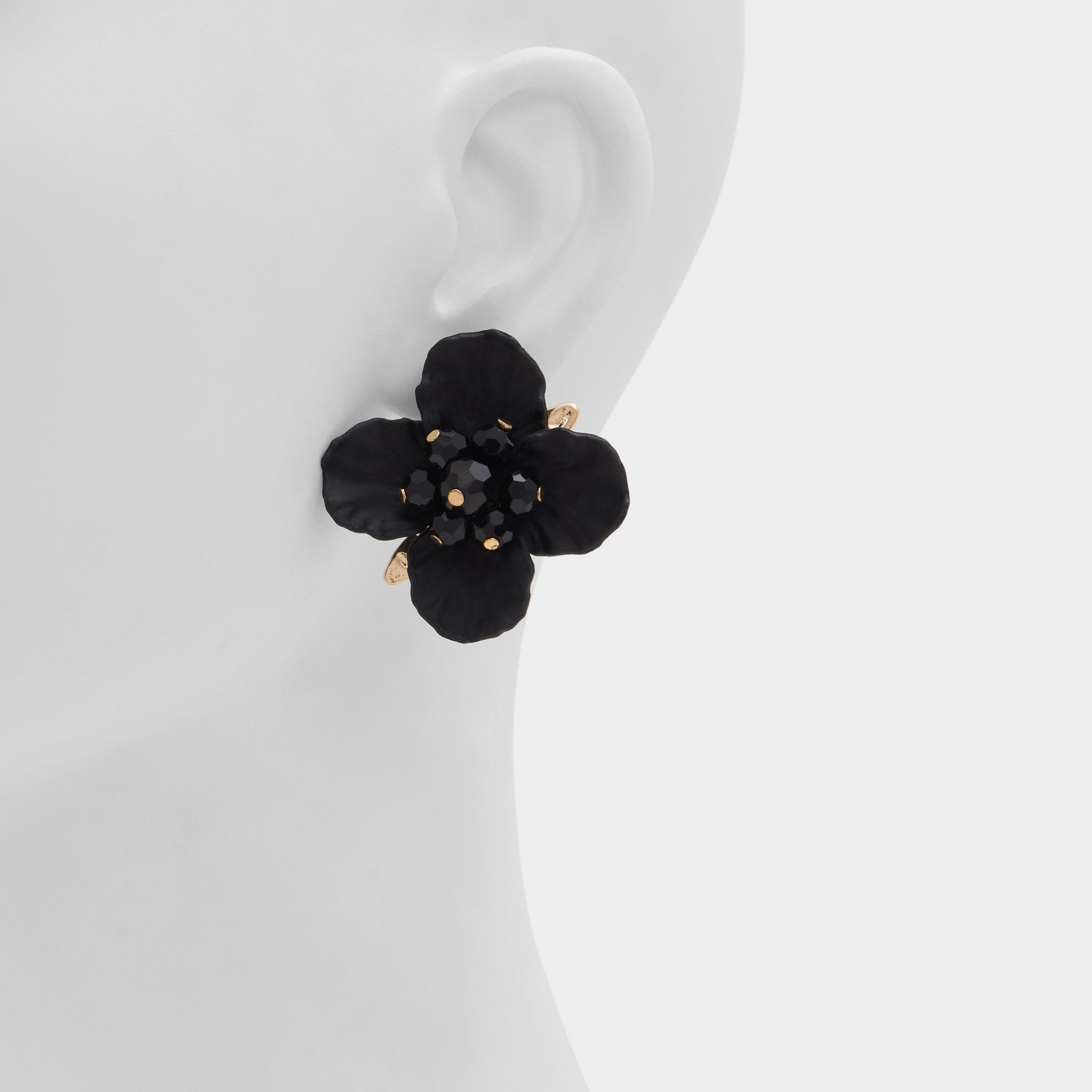 Aldo | Bamey in Black - Statement earrings