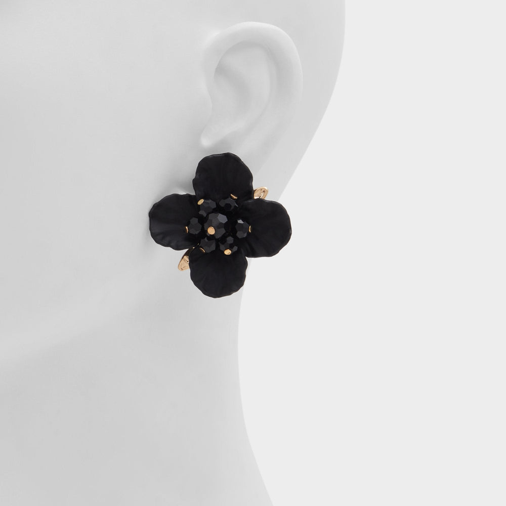 Aldo | Bamey in Black - Statement earrings