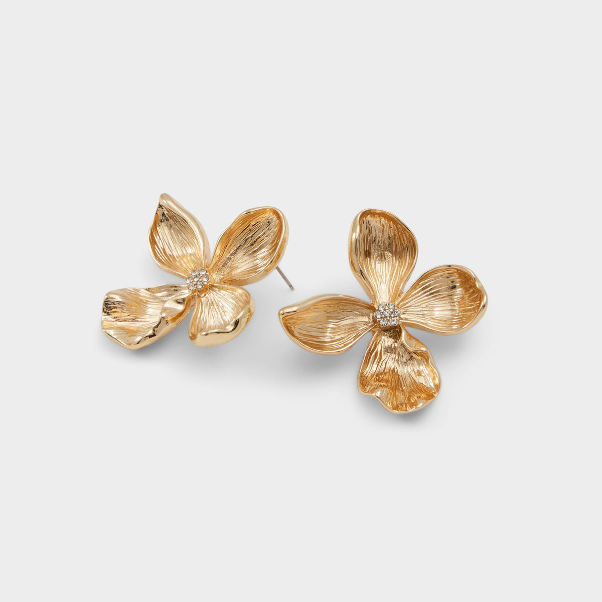 Aldo | Floraluxe Gold/Clear Multi Women's Earrings - Earrings