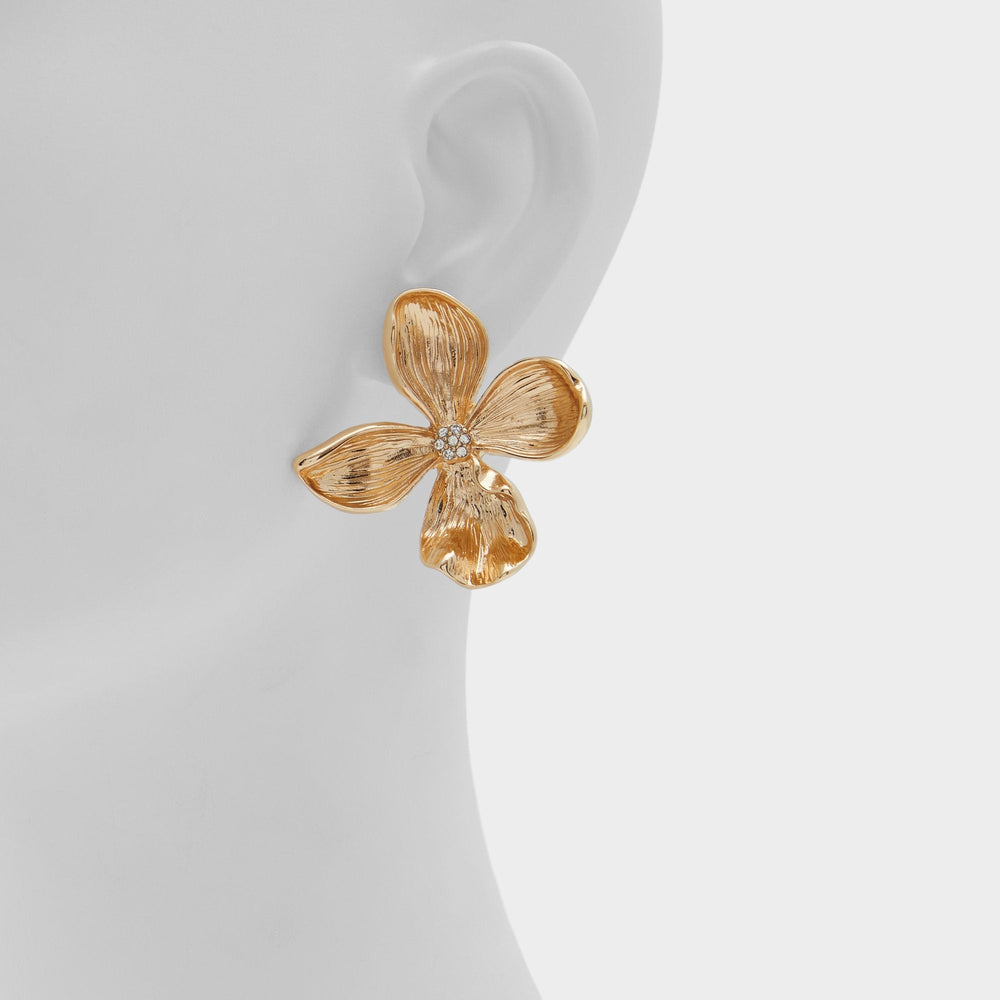 Aldo | Floraluxe Gold/Clear Multi Women's Earrings - Earrings