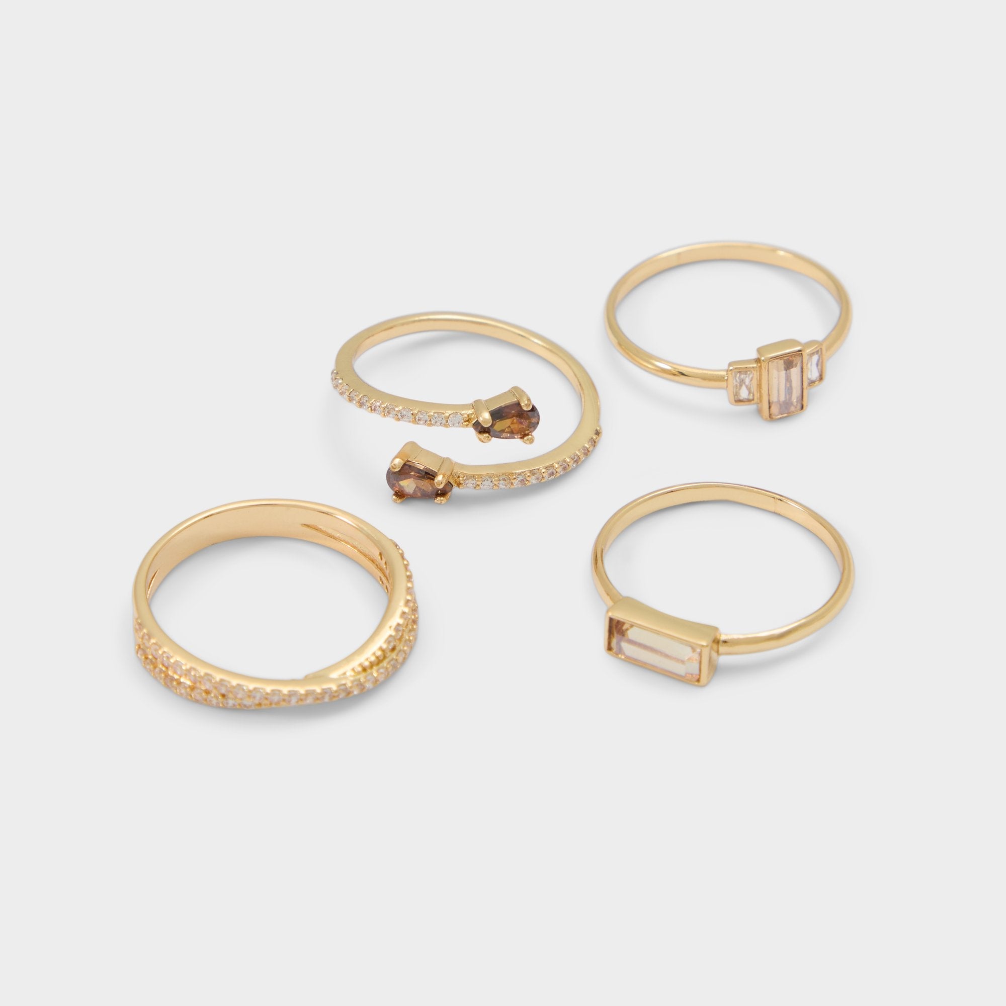Aldo | Yeikin in Light Brown - Multi finger rings