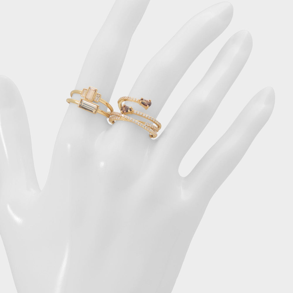 Aldo | Yeikin in Light Brown - Multi finger rings