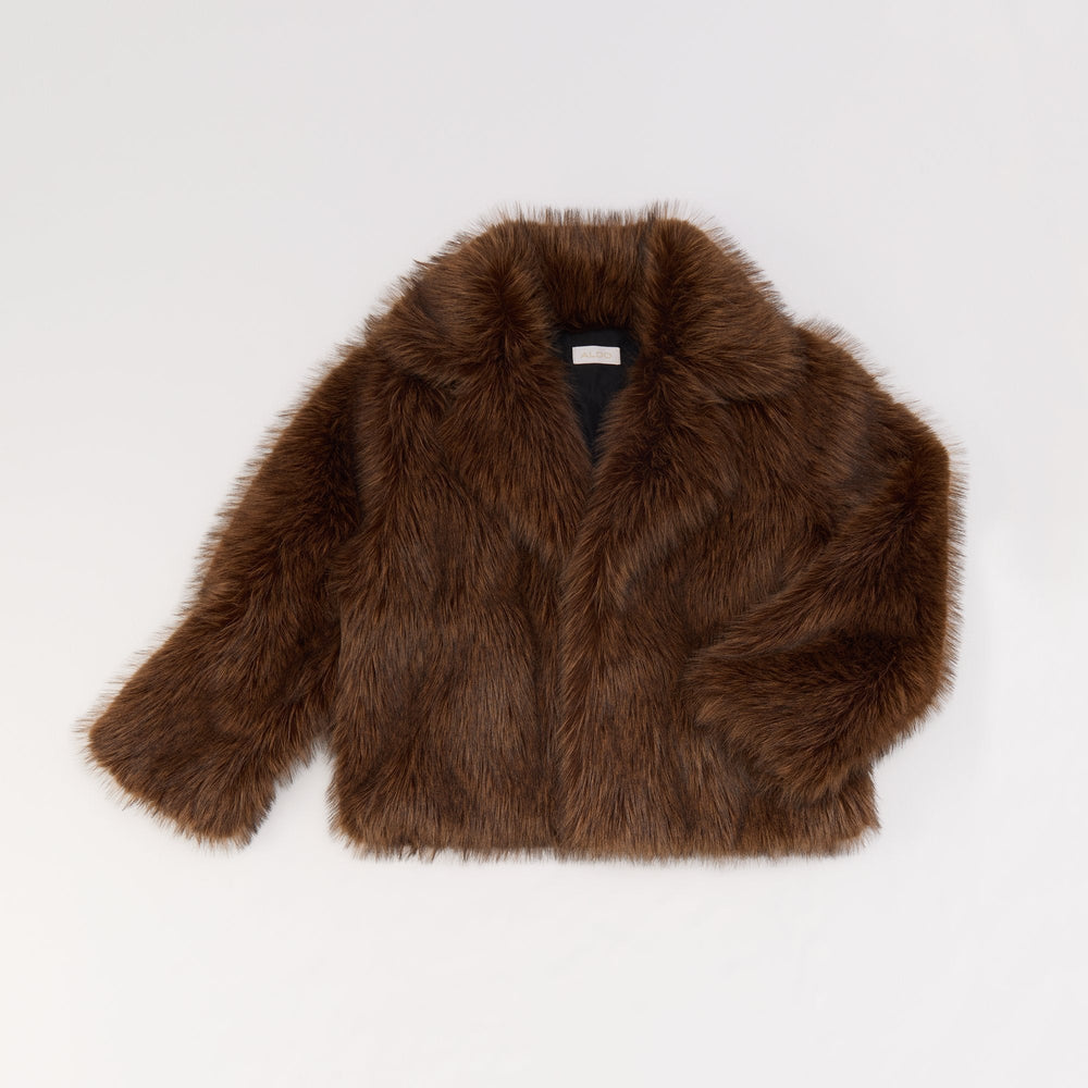 Aldo | Hazella in Brown - Faux fur jacket