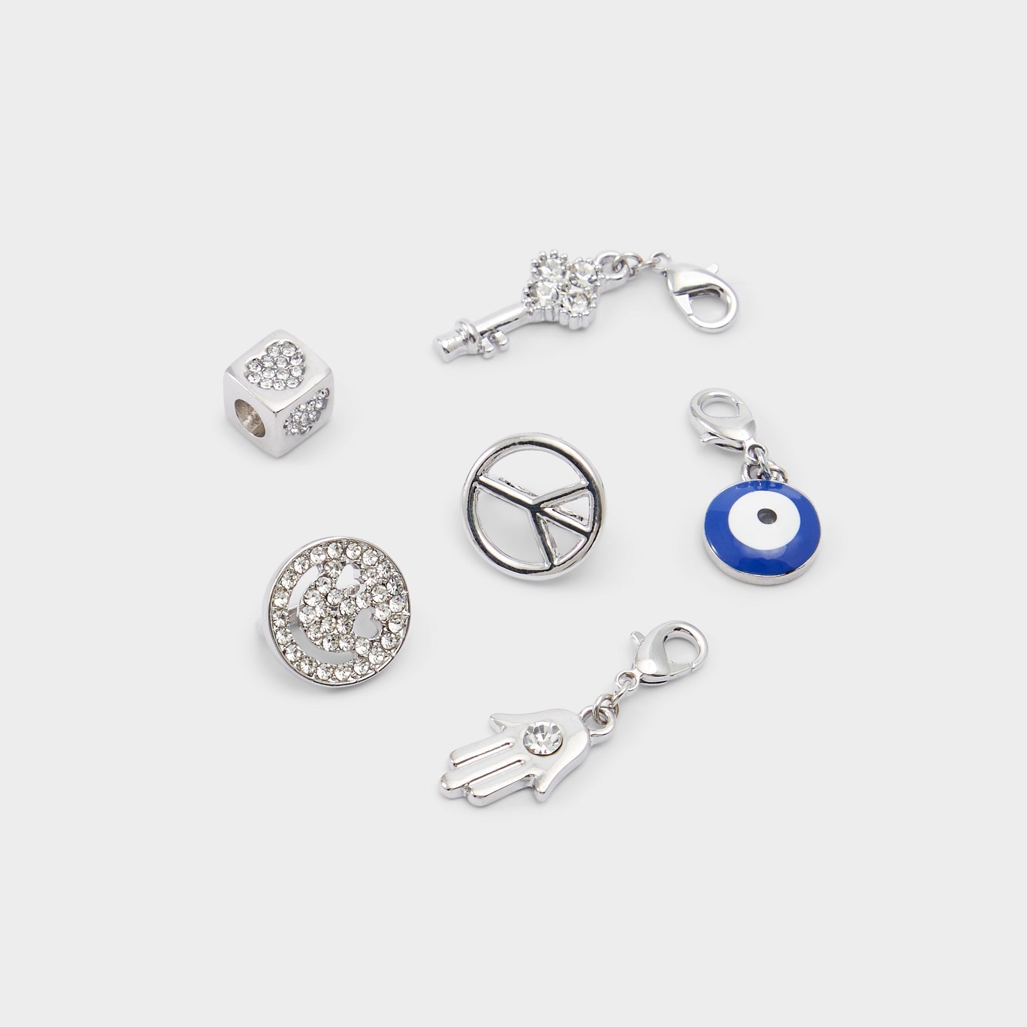 Aldo | Lacecharms Silver/Clear Multi Women's Shoe Charms & Laces - Shoe charms