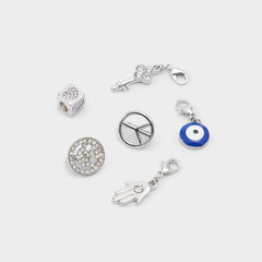 Aldo | Lacecharms Silver/Clear Multi Women's Shoe Charms & Laces - Shoe charms