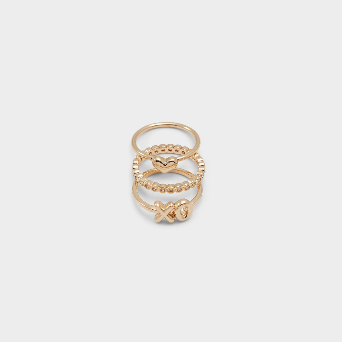 Aldo | Sweetyheart Gold/Clear Multi Women's Cubic Zirconia - Ring