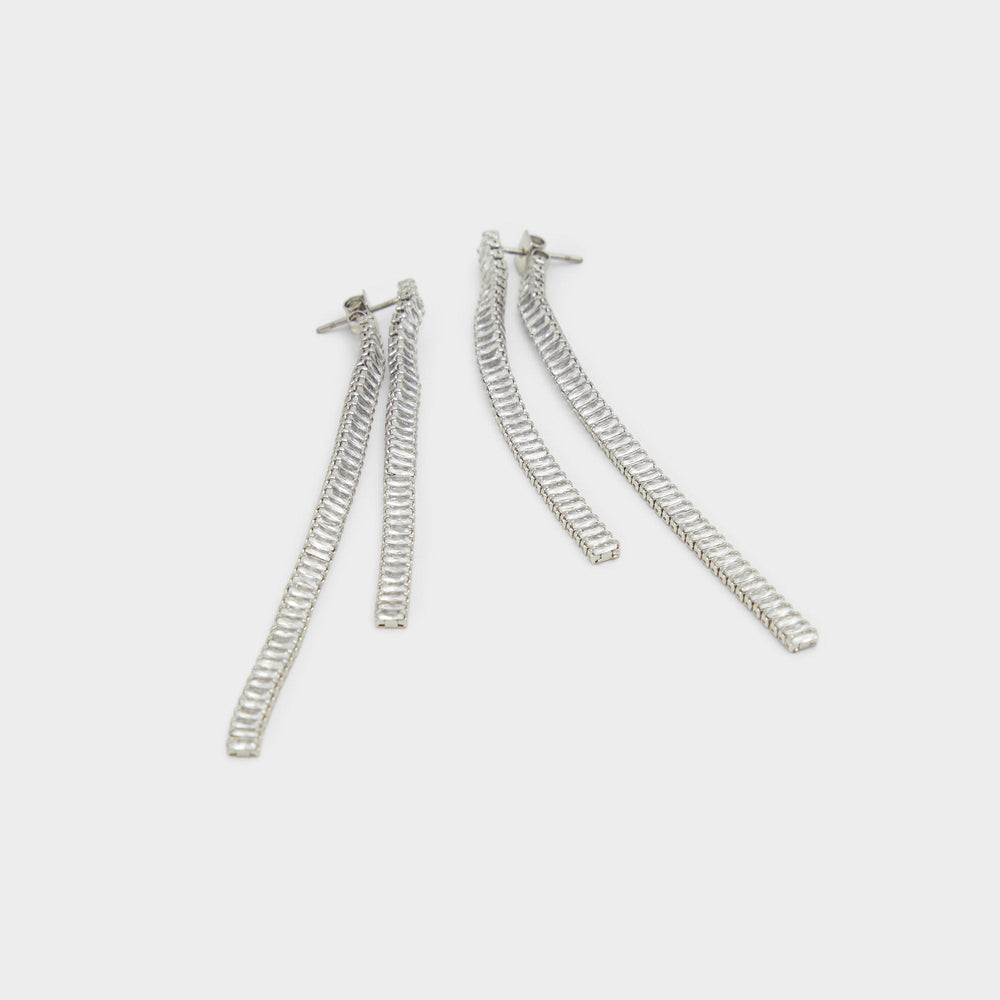 Aldo | Svetna Silver/Clear Multi Women's Earrings - Drop earrings