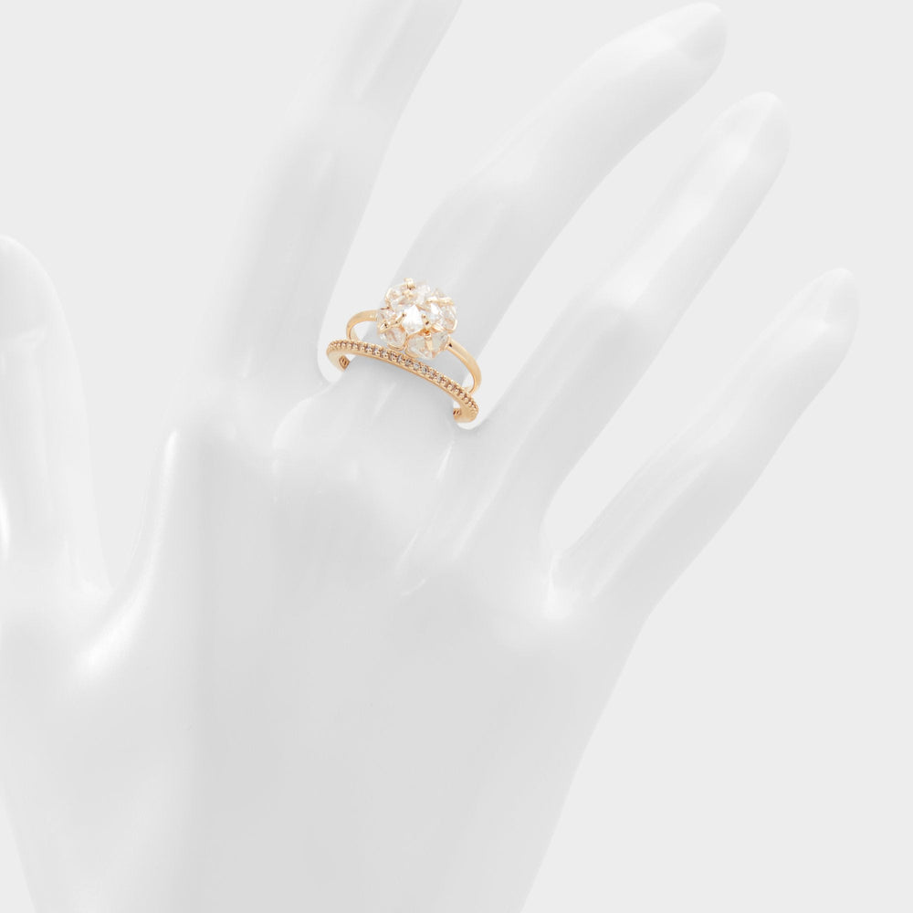 Aldo | Greini Gold/Clear Multi Women's Rings - Multi-finger rings