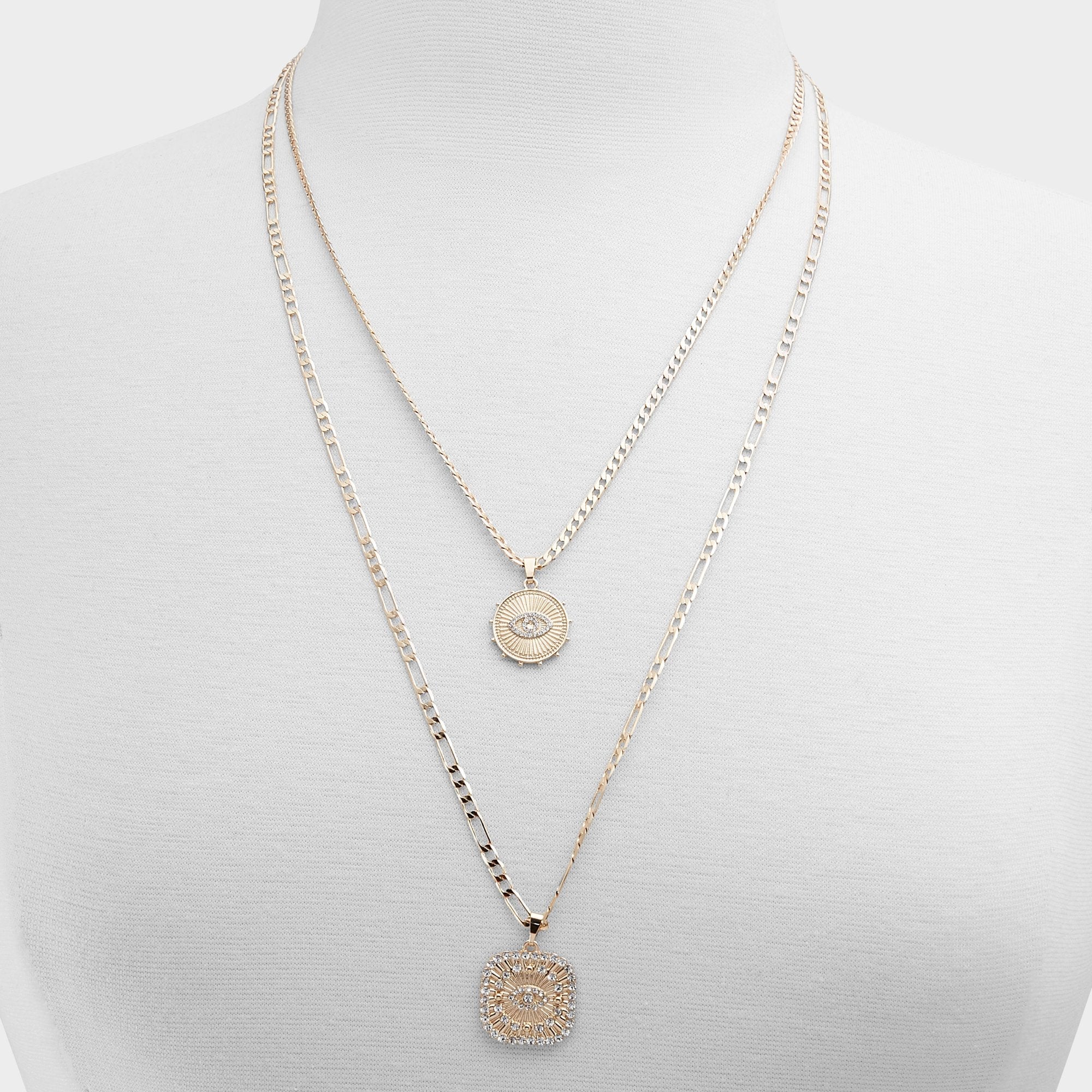 Aldo | Naewin Gold/Clear Multi Women's Necklaces - Layered necklace