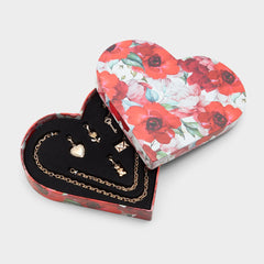 Aldo | Bemyvalentine Gold/Clear Multi Women's Specialty - Necklace & bracelet set