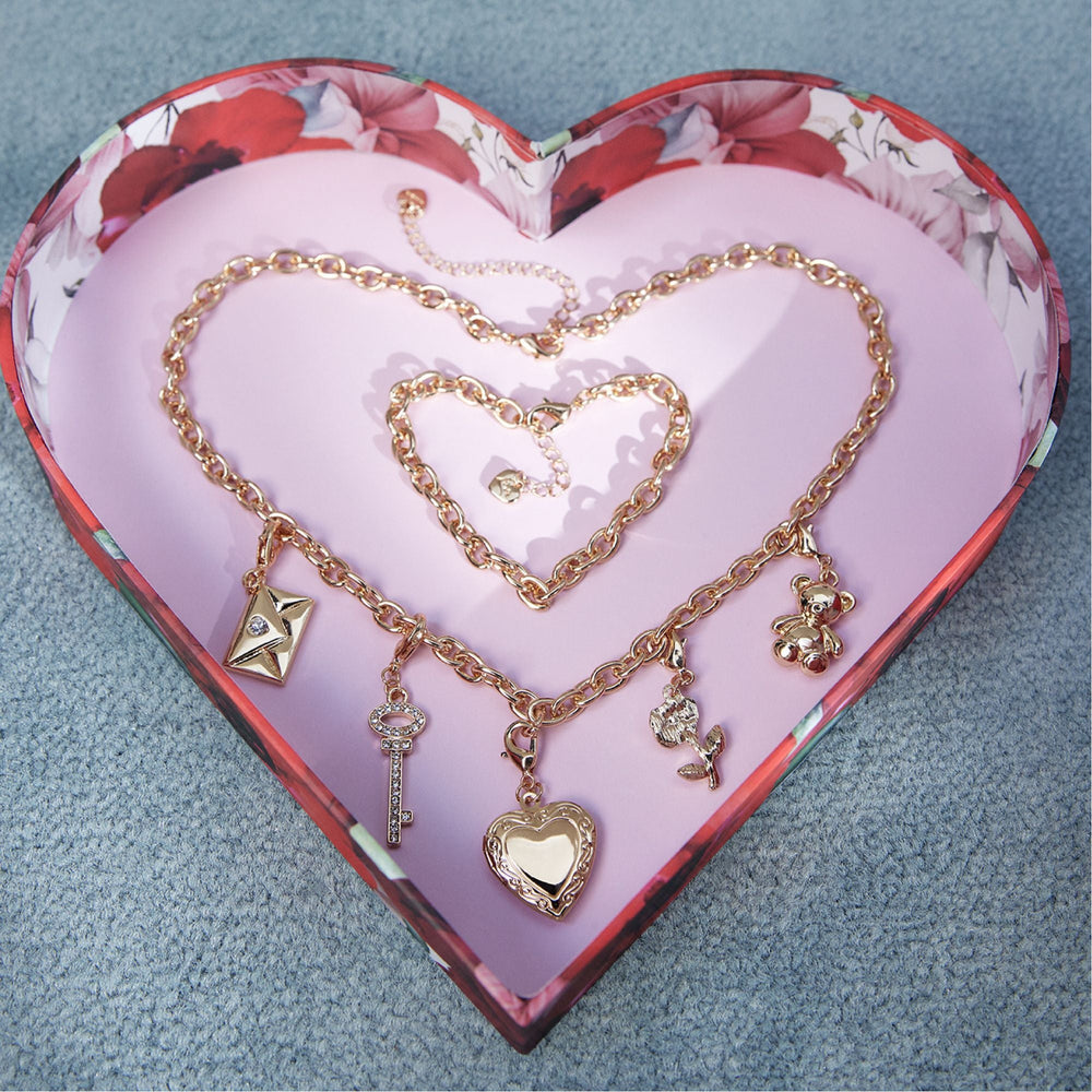 Aldo | Bemyvalentine Gold/Clear Multi Women's Specialty - Necklace & bracelet set