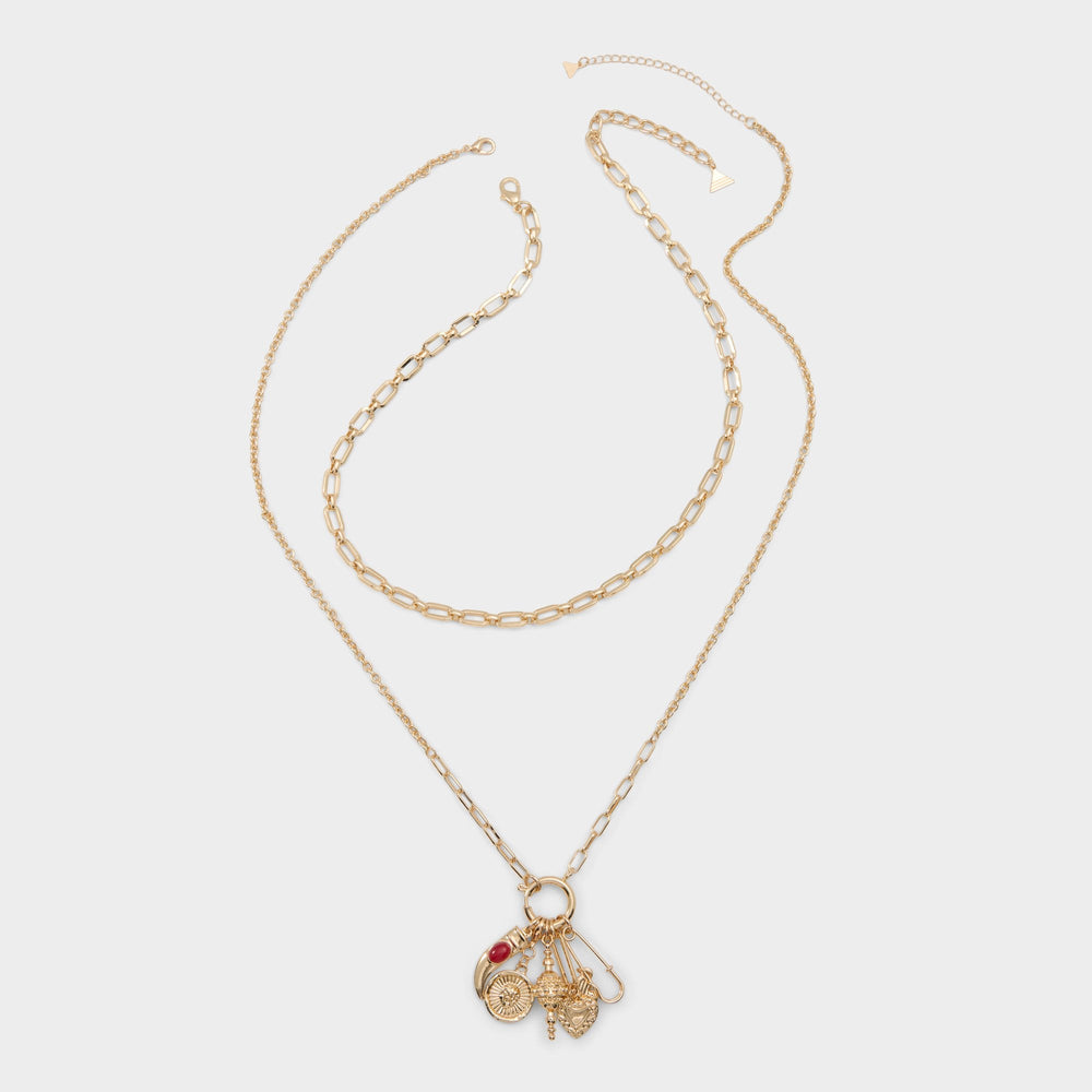 Aldo | Bellari in Gold - Charm necklace