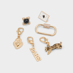 Aldo | Wildcard in Black Gold Multi - Shoe charms