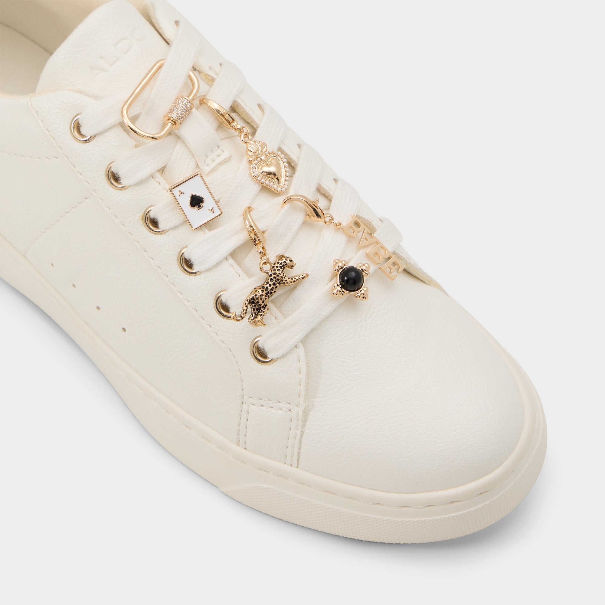 Aldo | Wildcard in Black Gold Multi - Shoe charms