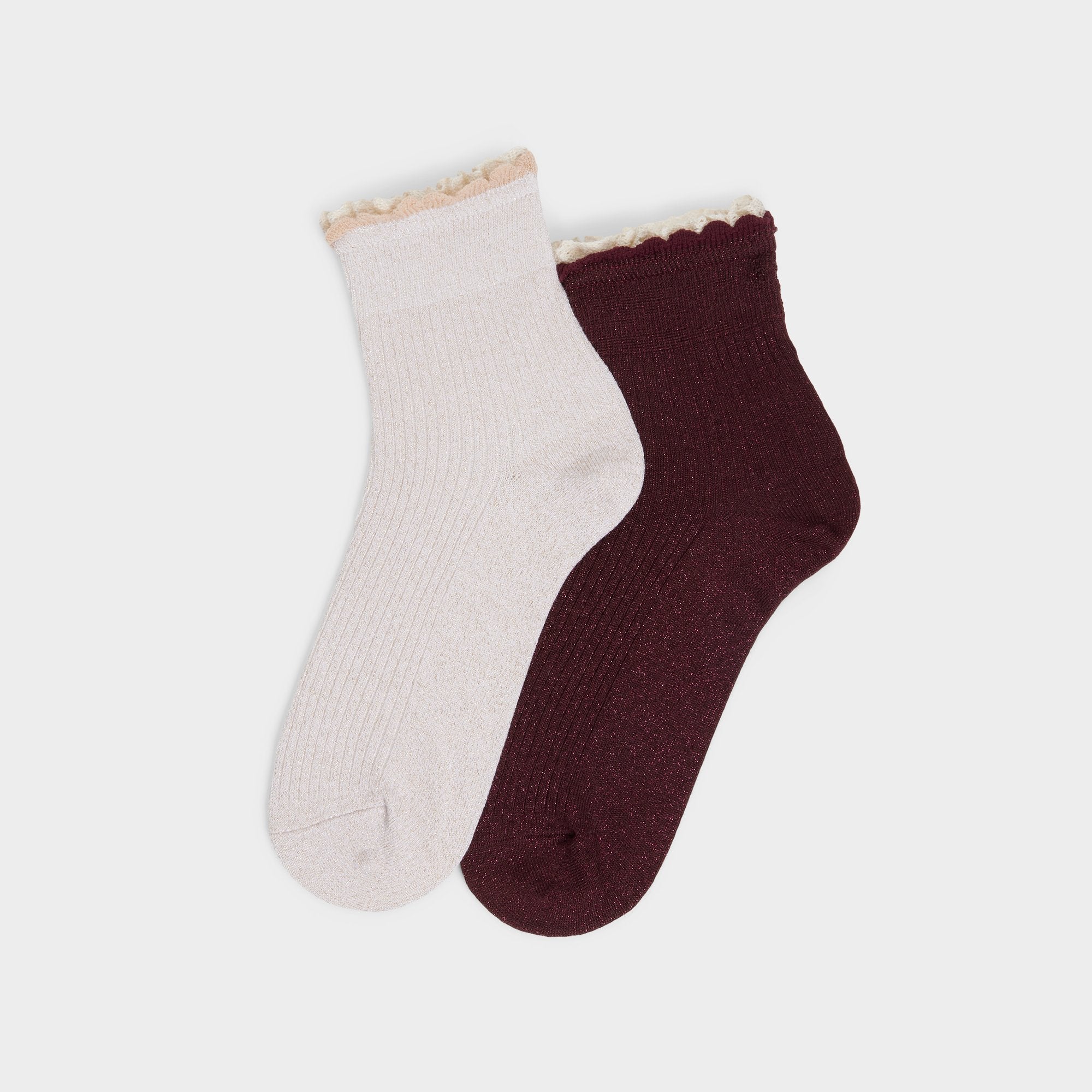 Aldo | Sparklelace in Bordo - Socks
