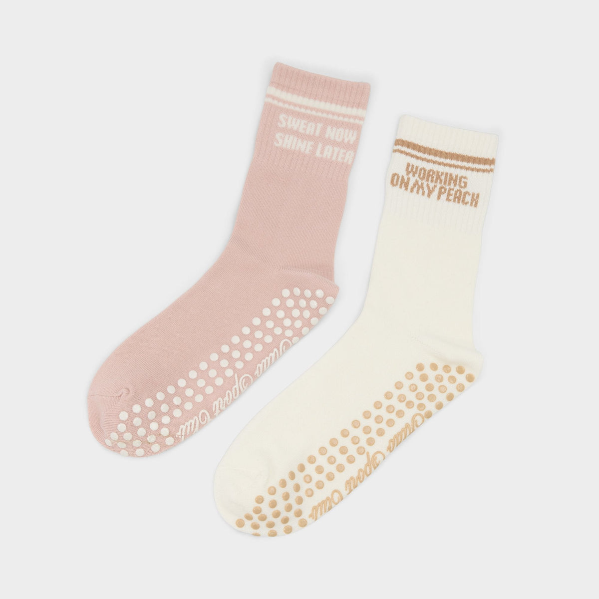 Aldo | Pilatesclub in Light Pink - Pilates socks