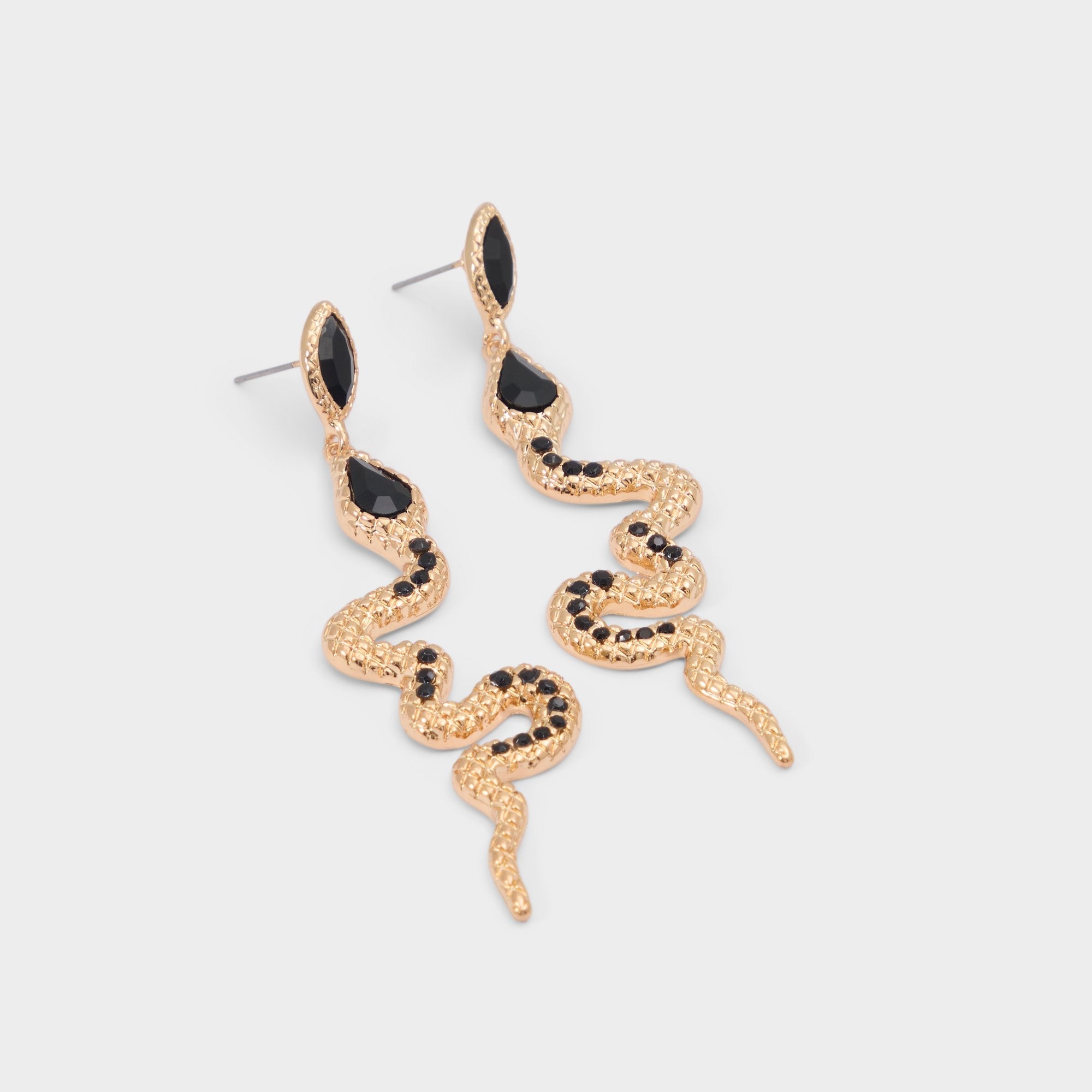 Aldo | Snakes in Black Gold Multi - Chandelier earrings