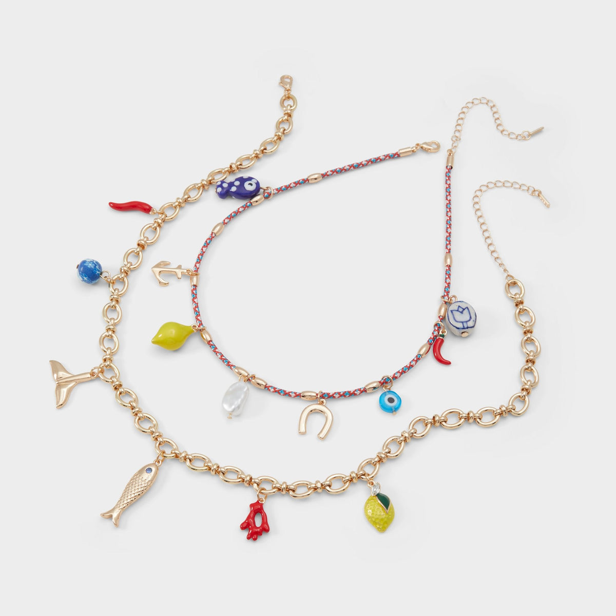 Aldo | Amalfie Red Women's Necklaces - Charm necklace