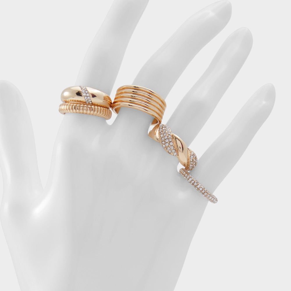 Aldo | Lovelanguage Gold/Clear Multi Women's Rings - Ring