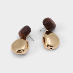 Aldo | Teyrra in Other Brown - Chandelier earrings