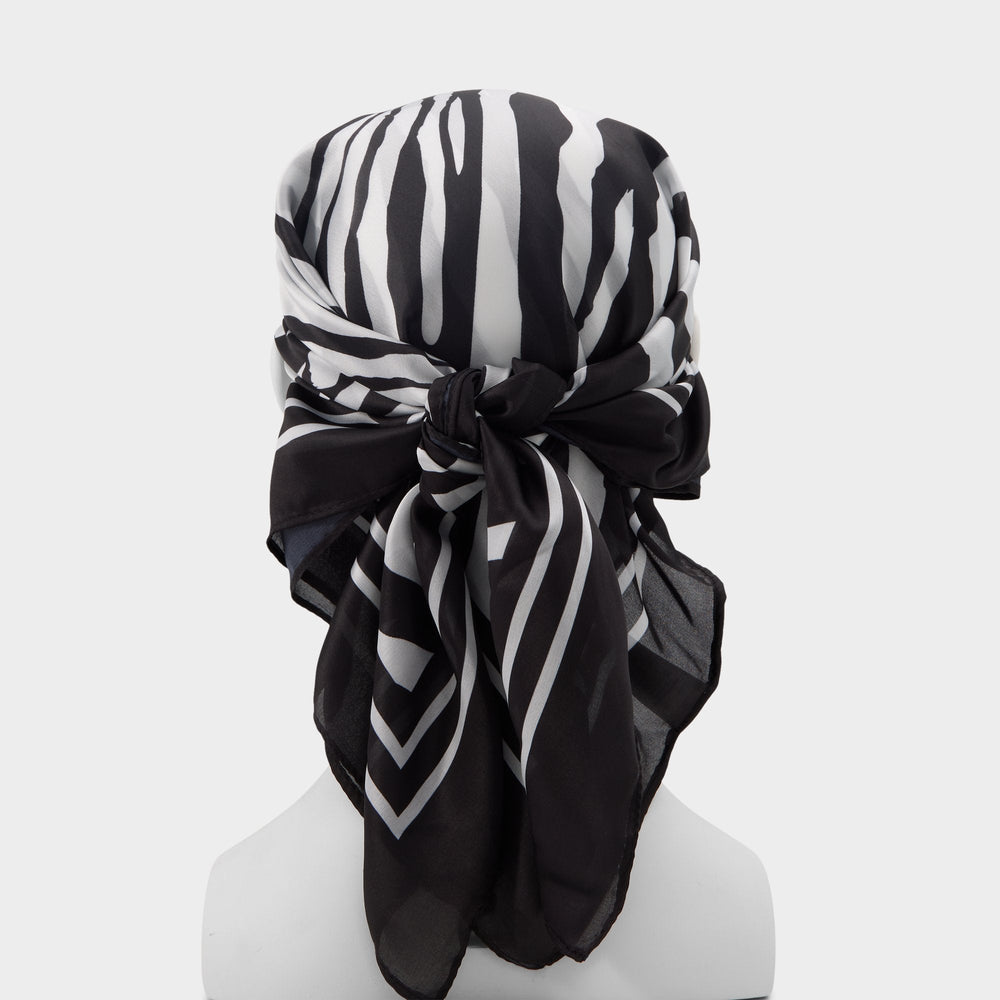 Aldo | Zebria Black/White Women's Scarves - Scarf