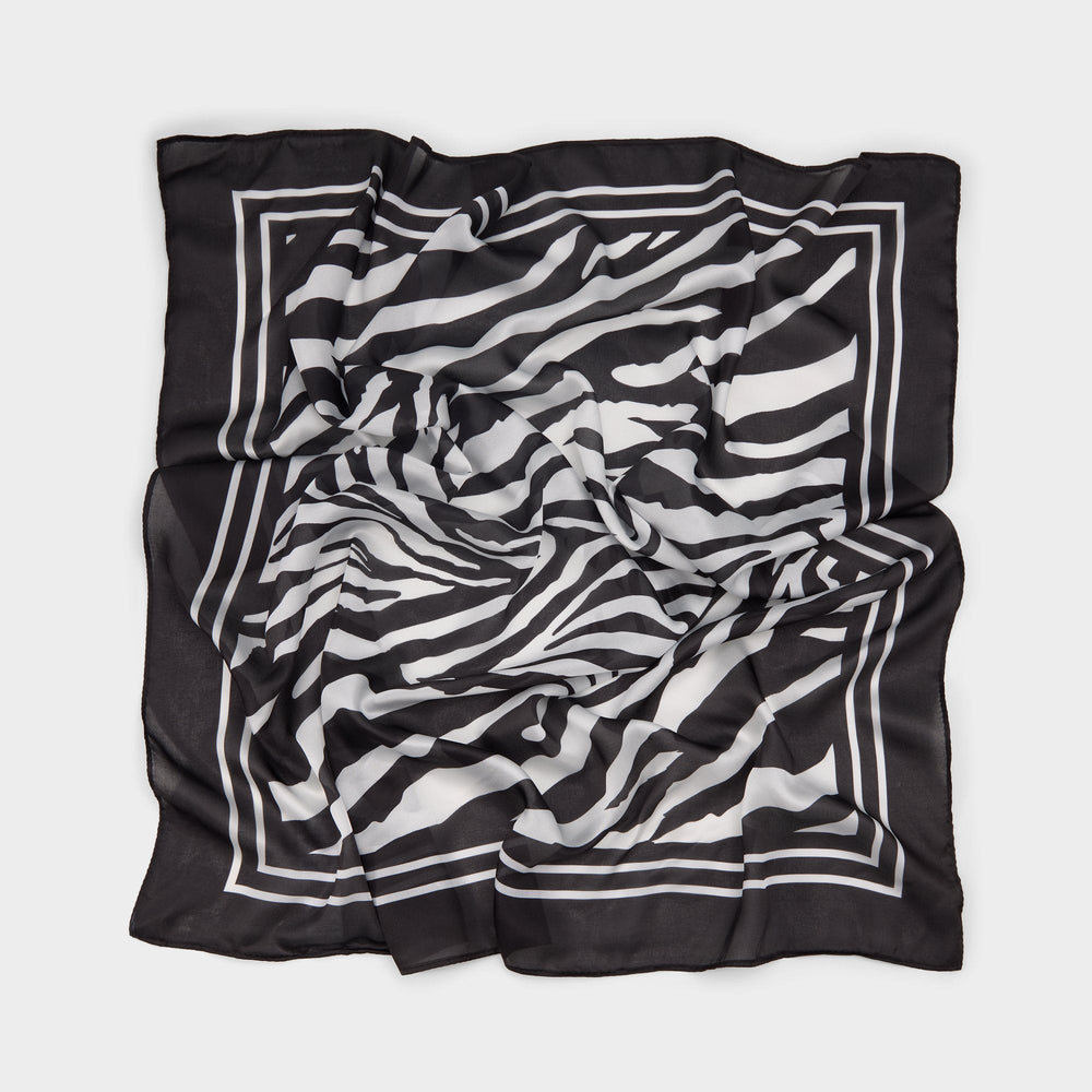Aldo | Zebria Black/White Women's Scarves - Scarf