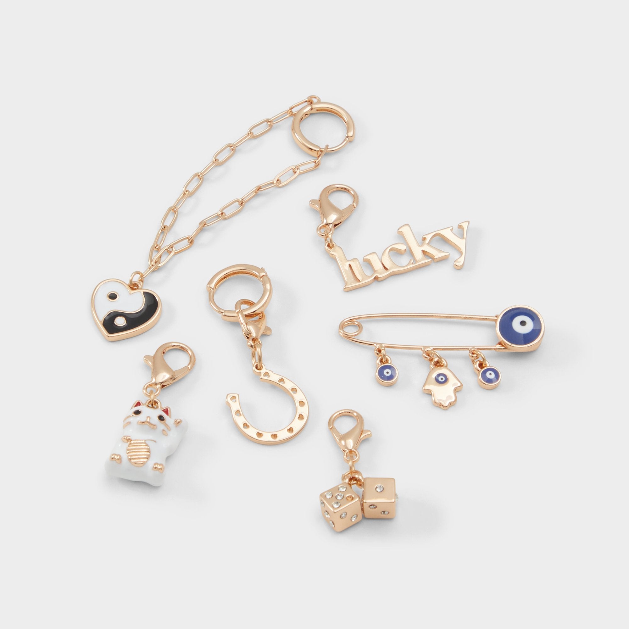 Aldo | Fortunes Blue Women's Shoe Charms & Laces - Shoe charms
