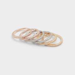 Aldo | Lamilly Metallic Multi Women's Cubic Zirconia - Multi finger rings