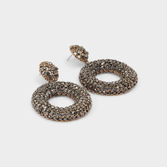 Aldo | Stonebrooke in Grey - Hoop earrings