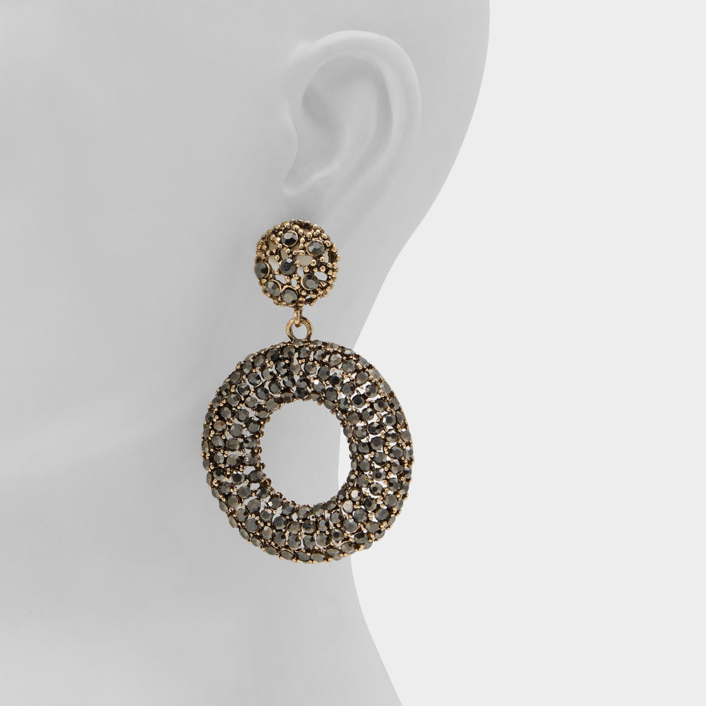 Aldo | Stonebrooke in Grey - Hoop earrings