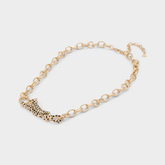 Aldo | Panthere in Black Gold Multi - Pendant necklace