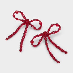 Aldo | Tinsla in Bordo - Statement earrings
