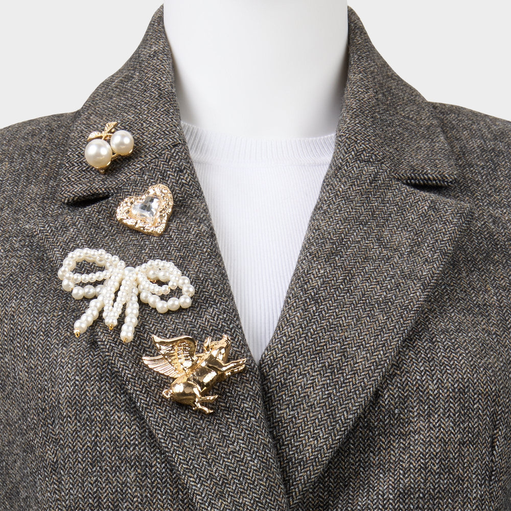 Aldo | Cocquettepins in Ice - Decorative brooch