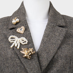 Aldo | Cocquettepins in Ice - Decorative brooch