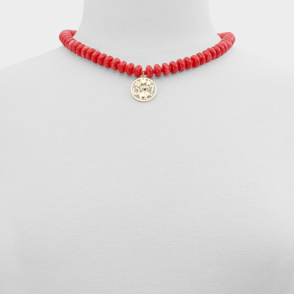 Aldo | Myluckycharm in Red - Pendant necklace