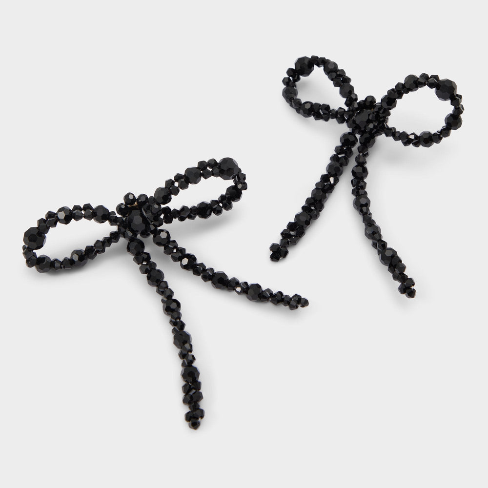 Aldo | Tinsla in Black - Statement earrings
