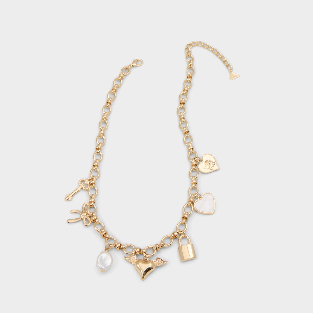 Aldo | Cupidscharms in Ice - Charm necklace