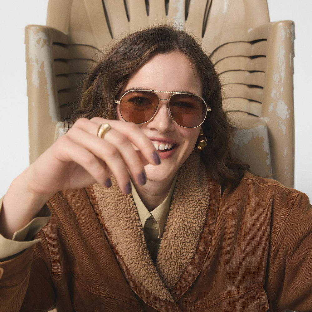 Aldo | Frejja in Gold - Aviator sunglasses