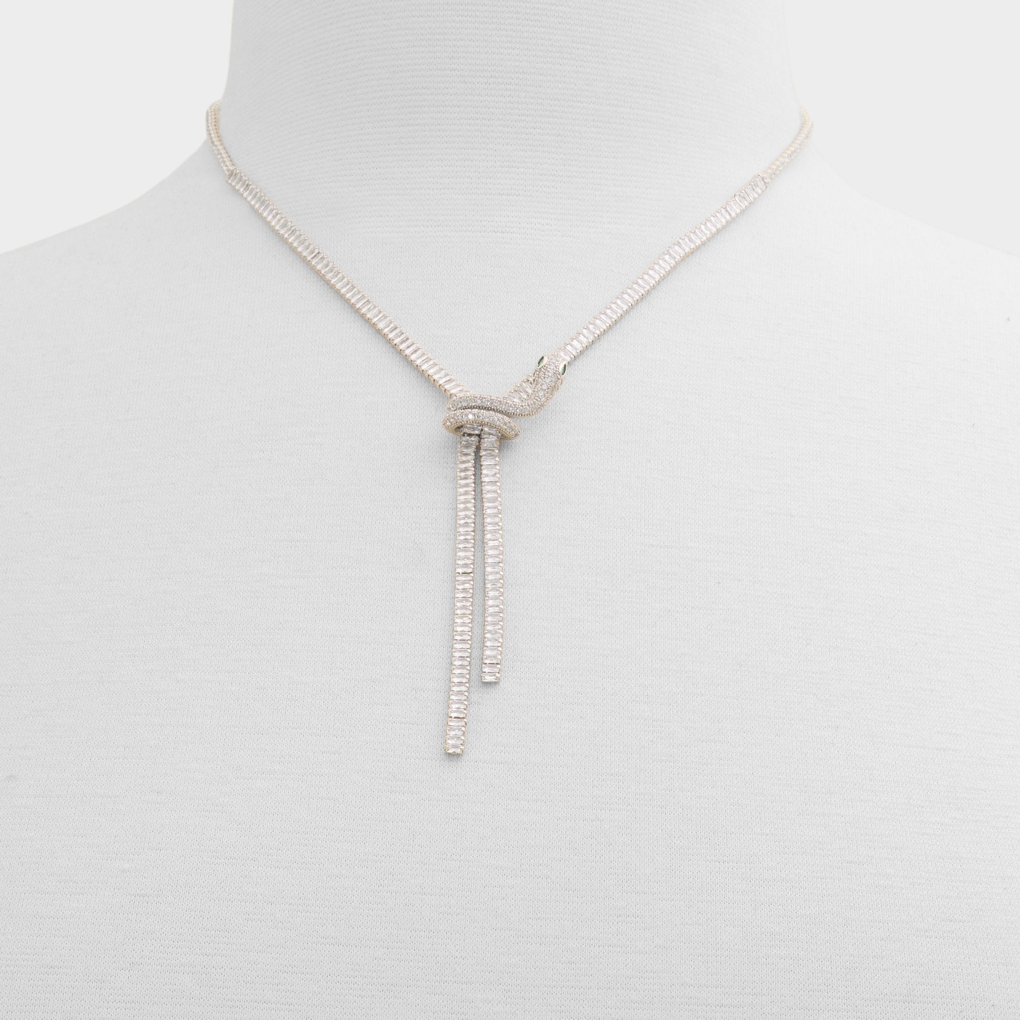 Aldo | Venomarra in Silver Clear Multi - Statement necklace