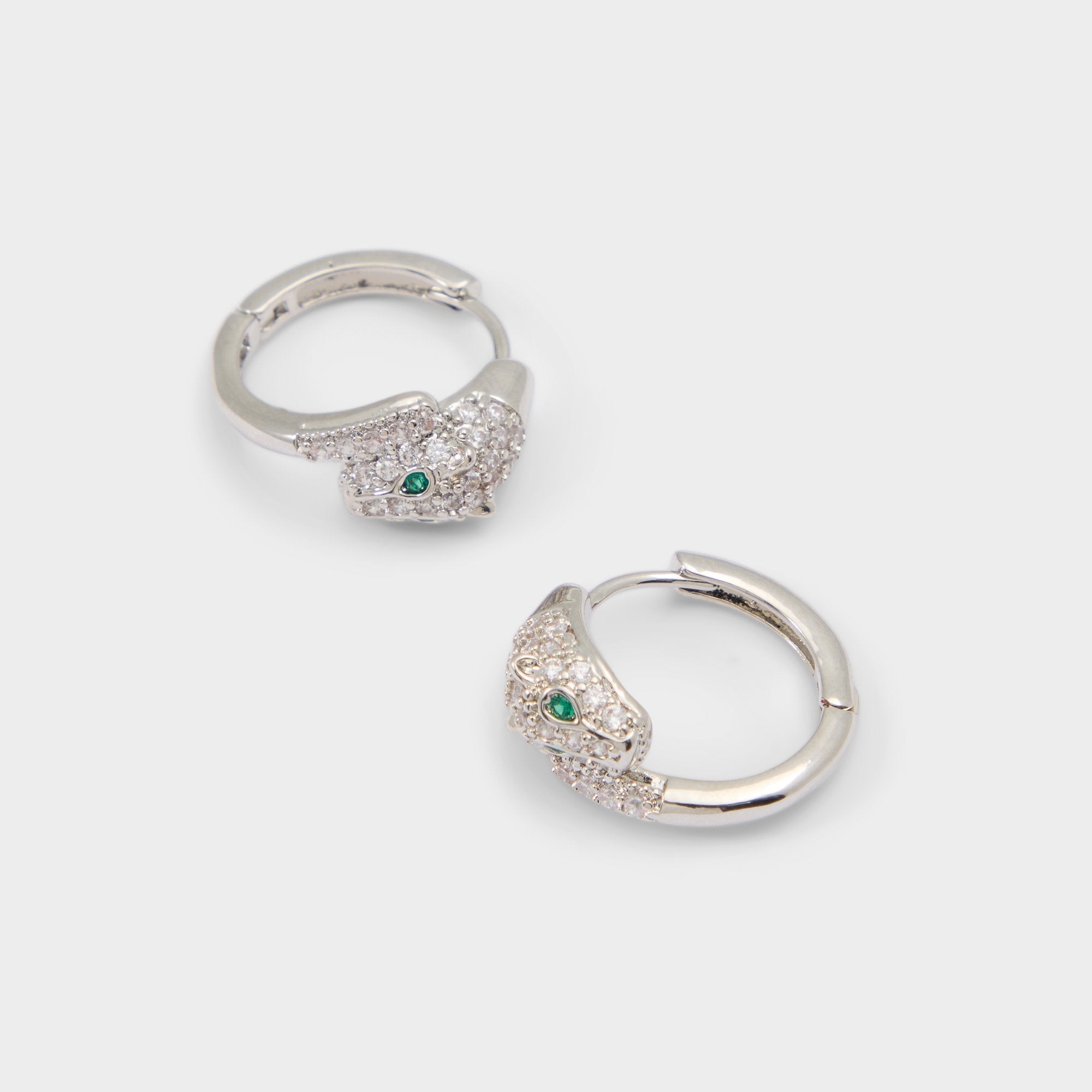 Aldo | Feraluxe in Silver Clear Multi - Hoop earrings