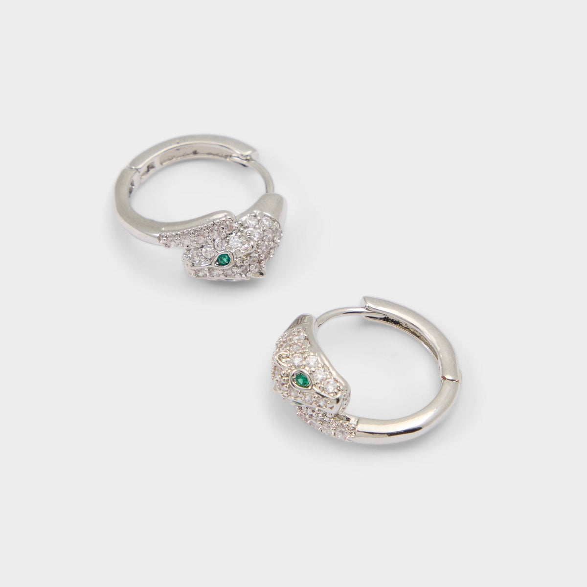 Aldo | Feraluxe in Silver Clear Multi - Hoop earrings